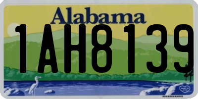 AL license plate 1AH8139