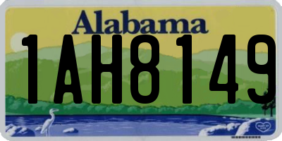 AL license plate 1AH8149