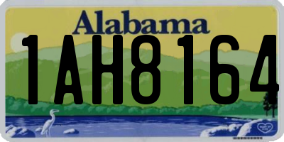 AL license plate 1AH8164