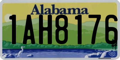 AL license plate 1AH8176