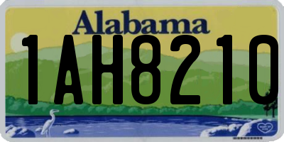 AL license plate 1AH8210