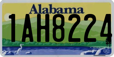AL license plate 1AH8224