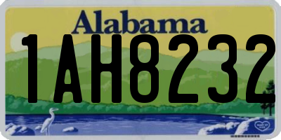 AL license plate 1AH8232