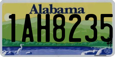 AL license plate 1AH8235