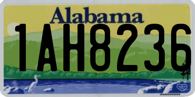 AL license plate 1AH8236