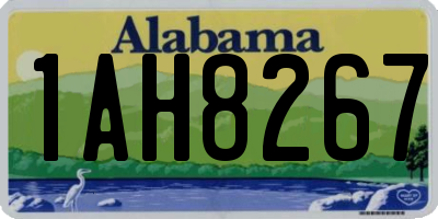 AL license plate 1AH8267