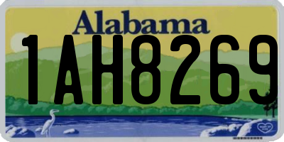 AL license plate 1AH8269
