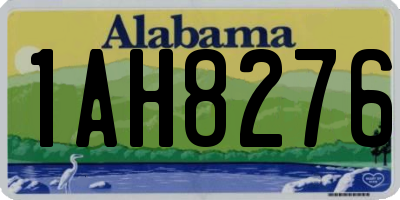 AL license plate 1AH8276