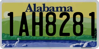 AL license plate 1AH8281