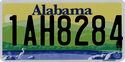 AL license plate 1AH8284