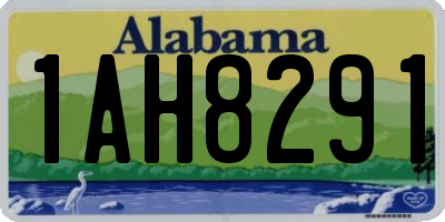 AL license plate 1AH8291
