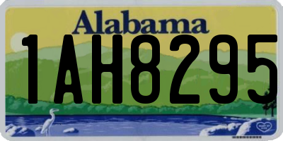 AL license plate 1AH8295