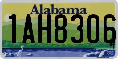AL license plate 1AH8306