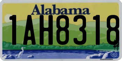 AL license plate 1AH8318