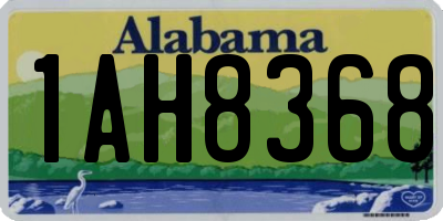 AL license plate 1AH8368