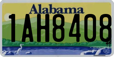AL license plate 1AH8408