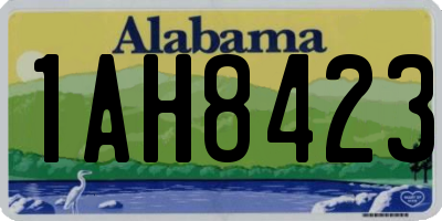 AL license plate 1AH8423
