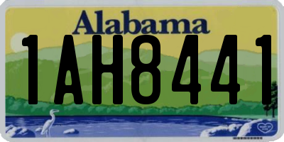 AL license plate 1AH8441