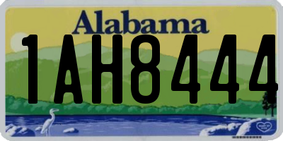 AL license plate 1AH8444