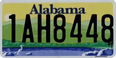 AL license plate 1AH8448