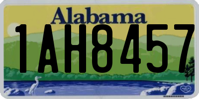 AL license plate 1AH8457
