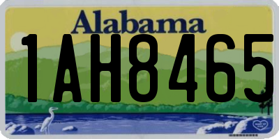 AL license plate 1AH8465