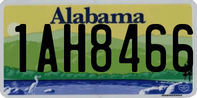 AL license plate 1AH8466