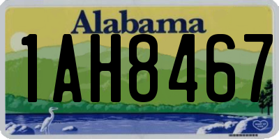 AL license plate 1AH8467