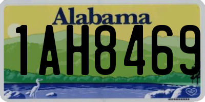 AL license plate 1AH8469