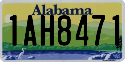 AL license plate 1AH8471