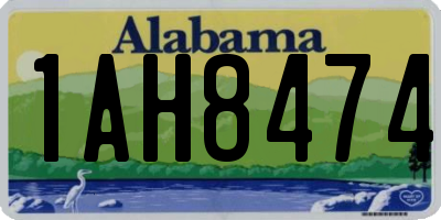 AL license plate 1AH8474