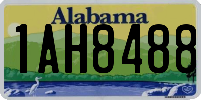 AL license plate 1AH8488