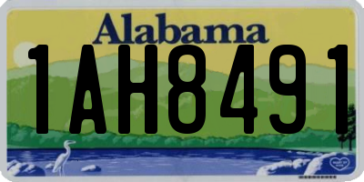 AL license plate 1AH8491