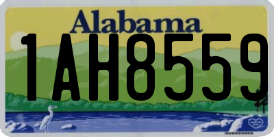 AL license plate 1AH8559