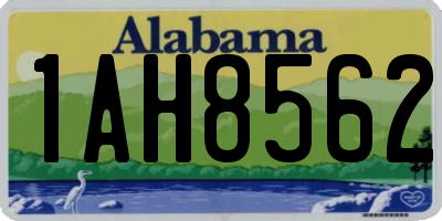 AL license plate 1AH8562