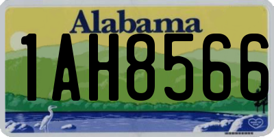 AL license plate 1AH8566