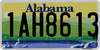 AL license plate 1AH8613
