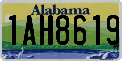 AL license plate 1AH8619