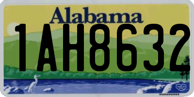 AL license plate 1AH8632