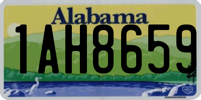 AL license plate 1AH8659