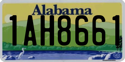AL license plate 1AH8661