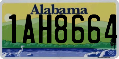 AL license plate 1AH8664