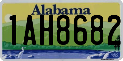 AL license plate 1AH8682