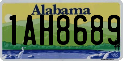 AL license plate 1AH8689