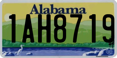AL license plate 1AH8719