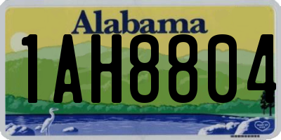AL license plate 1AH8804