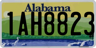 AL license plate 1AH8823