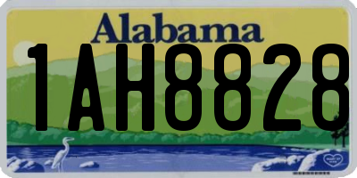 AL license plate 1AH8828