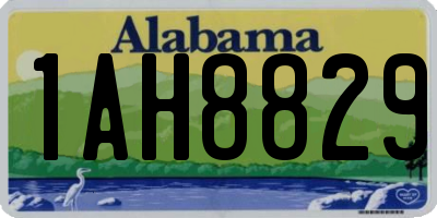 AL license plate 1AH8829
