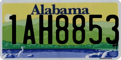 AL license plate 1AH8853